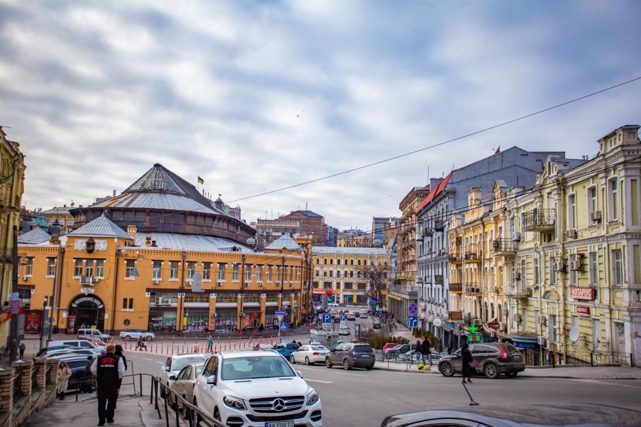 2-Х Кімнатна Квартира Поруч Із Бессарабським Ринком Kiew Exterior foto